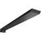 Ekena Millwork Hidden Floating Steel Heavy Duty Bracket w/ Flange, Powder Coated Black 2 1/2"W x 22"D x 1 1/2"H BKTM02X22X01HFPBL - alternate 1
